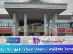 Di Demo Warga Hiri, Walikota Ternate Janji 2023 Dermaga Rampung di Kerjakan