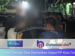 Jaring 6 Remaja diLosmen, Satpol PP Ternate Temukan 1 botol Bekas Cap Tikus dan Tisue Magic