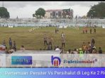 Laga Leg 2 Persiter Vs Persihalut Berakhir Saling Adu Jotos di Stadion Gelora Kie Raha Ternate
