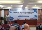 Bupati Halsel Berikan Pembobotan Bimtek Bahasa’Makian Dalam’ Yang di Gelar Kantor Bahasa Malut