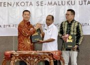 Lima Hari Jabat Pj Bupati Morotai Burnawan Terima Opini WTP Tahun 2023 Dari BPK Perwakilan Malut