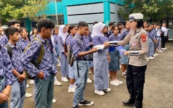 Operasi Kieraha, Satlantas Polres Halut Ajak Pelajar Tertib Berlalulintas