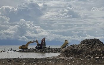 Bangun Breakwater di Desa Toniku, BWS Malut Dapat Apresiasi Warga