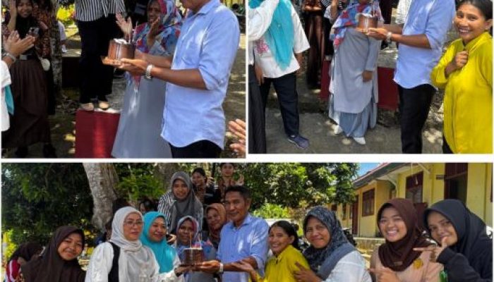 Milad Ke-48, Kasman Terima Surprise Dari Guru dan Siswa SMAN 6 Kota Ternate