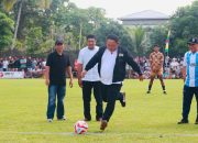 Camat Ternate Barat Dampingi Sekda Buka Turnamen Sepak Bola