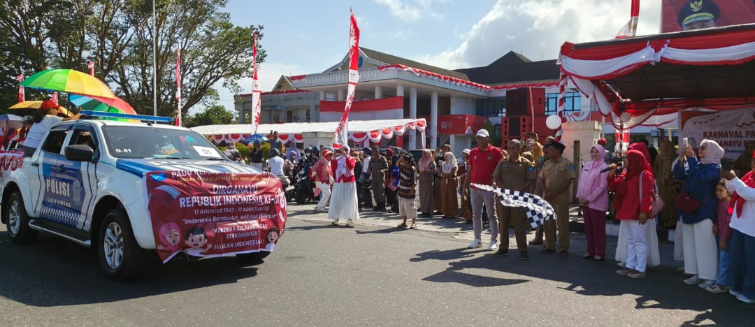 800 Anak PAUD Semarakkan Karnaval HUT RI, Tanamkan Cinta Tanah Air Sejak Dini