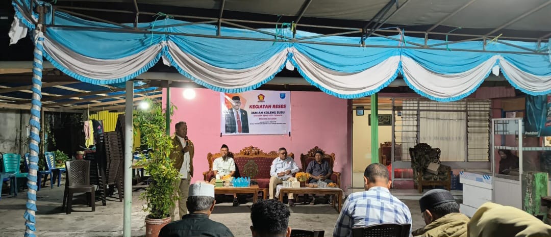 Jamian Serap Aspirasi Warga Saat Reses di Kampung Pisang Ternate