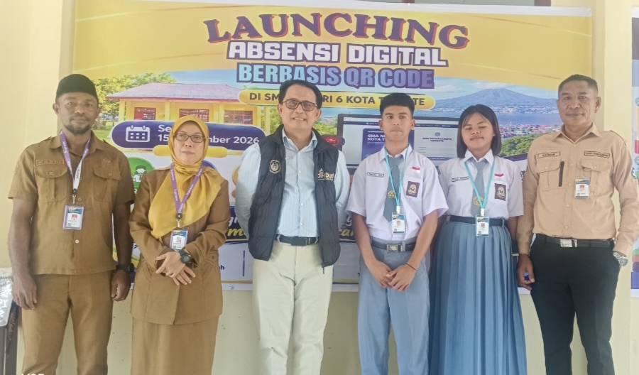 SMAN 6 Kota Ternate Hari Ini Resmi Berlakukan Absensi Digital Untuk Seluruh Siswa dan Perangkat Sekolah