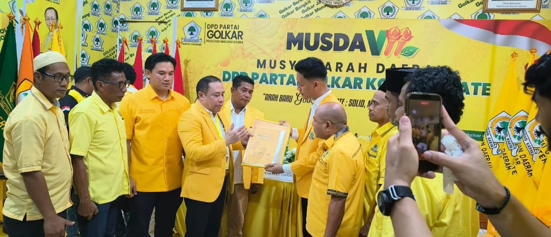 Arah Partai Golkar Ternate Ditangan Pimpinan Anak Muda